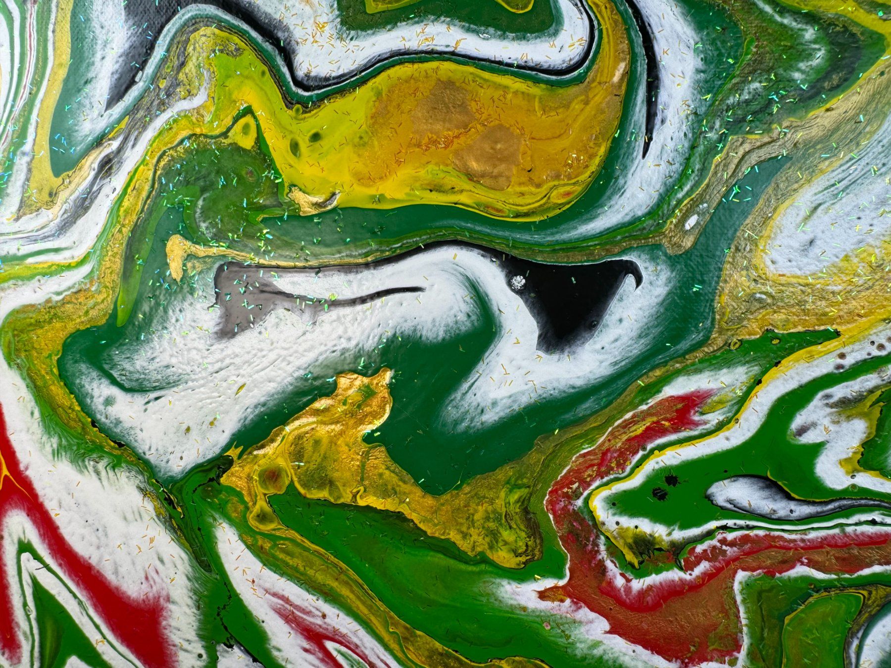 Dipinti: Acryl-Flüssigmalerei, rechteckig – Usato da Schlieren venduto da MayaSheng1983 1