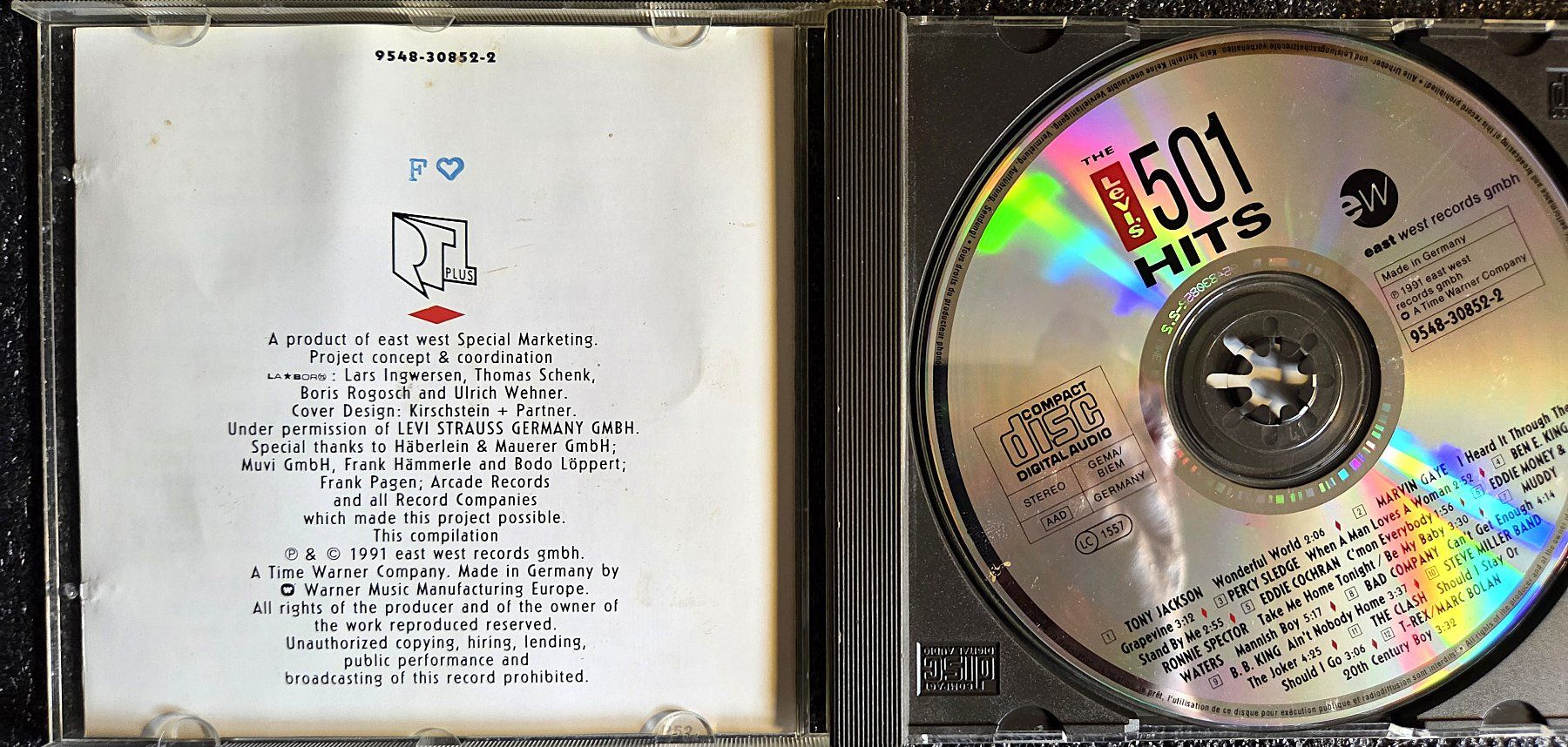 CD: LEVI'S 501 Hits - Compilation – Usato da Biberist venduto da Beaver58 1