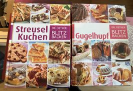 2x Kochbücher: Blitzküche - Gugelhupf & Streuselkuchen