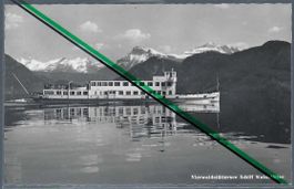 Motorschiff 'Waldstätter'. Vitznauerbecken. Weggis.