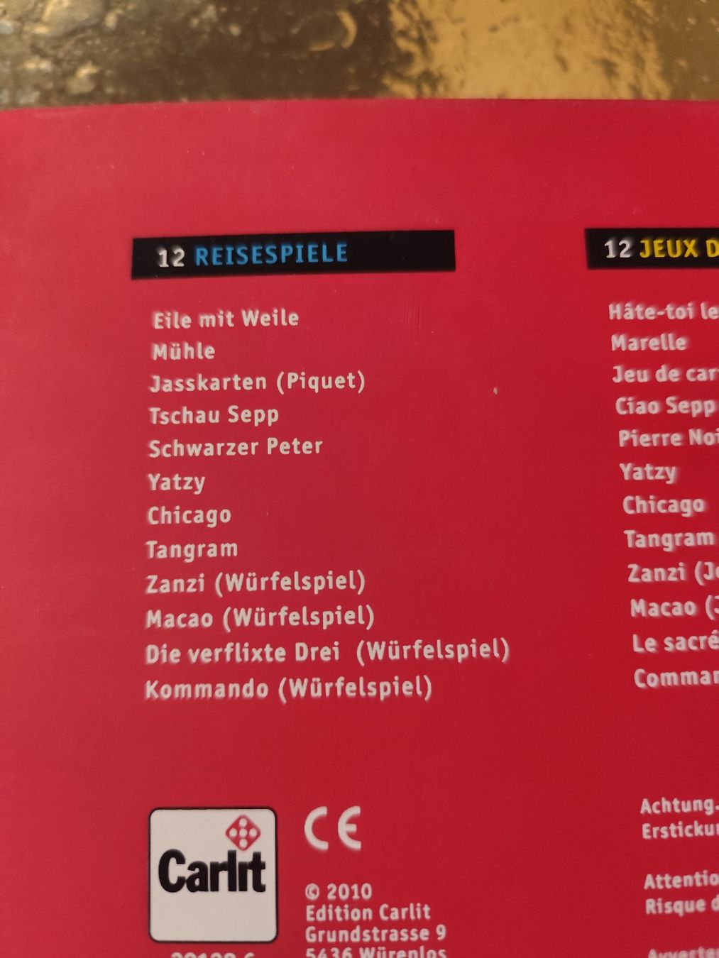 Giochi: 12 Reise Spiele Set (Etui) – Nuovo (secondo la descrizione) da Einsiedeln venduto da lan_2vrp 2