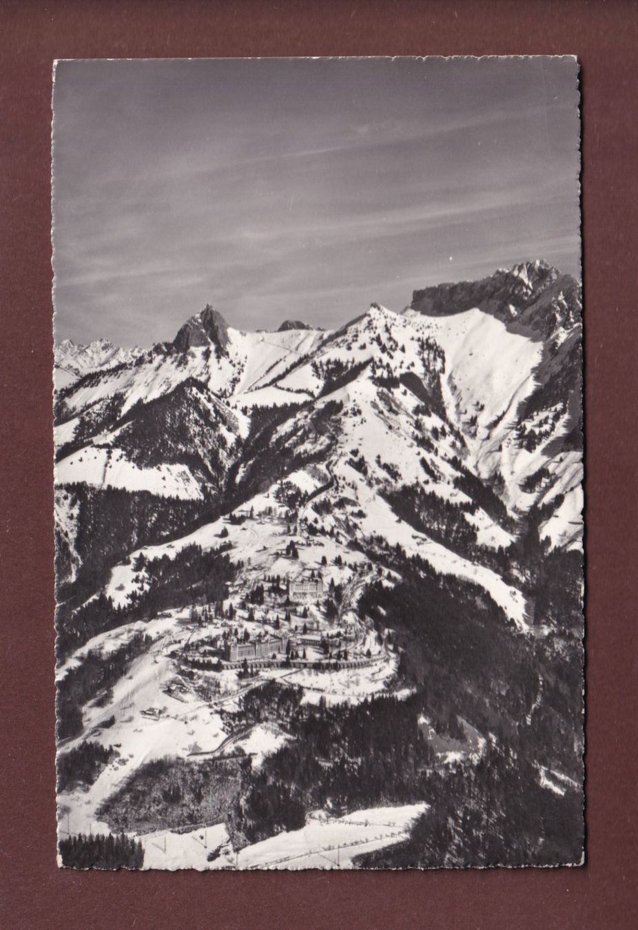 Cartoline postali: CAUX - Rochers de Naye – Usato da Pully venduto da nicecards-shop
