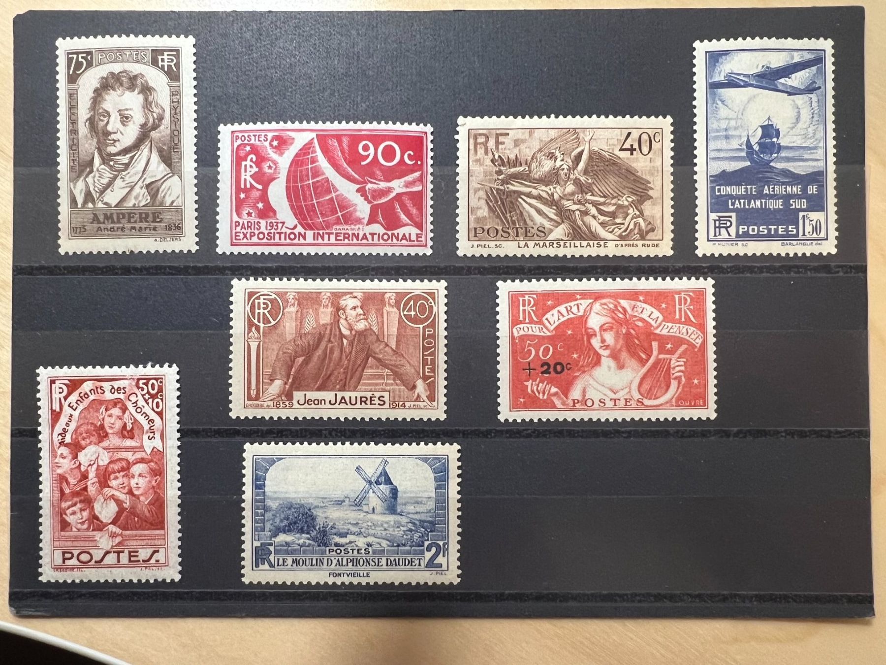 Alle Briefmarken: 8 timbres neufs 1936** – Neu und originalverpackt aus Lausanne von ffhoud