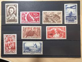 8 timbres neufs 1936**