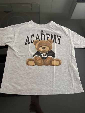 T-Shirt Bear Academy H&M Gr. 134/140