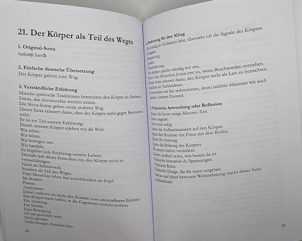 Libri: Die Shiva-Sutras  - Gebunde Ausgabe – Nuovo e nell'imballaggio originale da Basel venduto da Shankar 4
