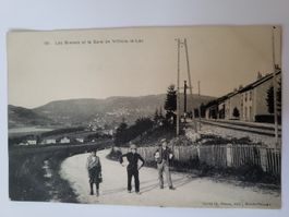 Ansichtskarte Les Brenets Gare Villiers-le-Lac alt Rmu