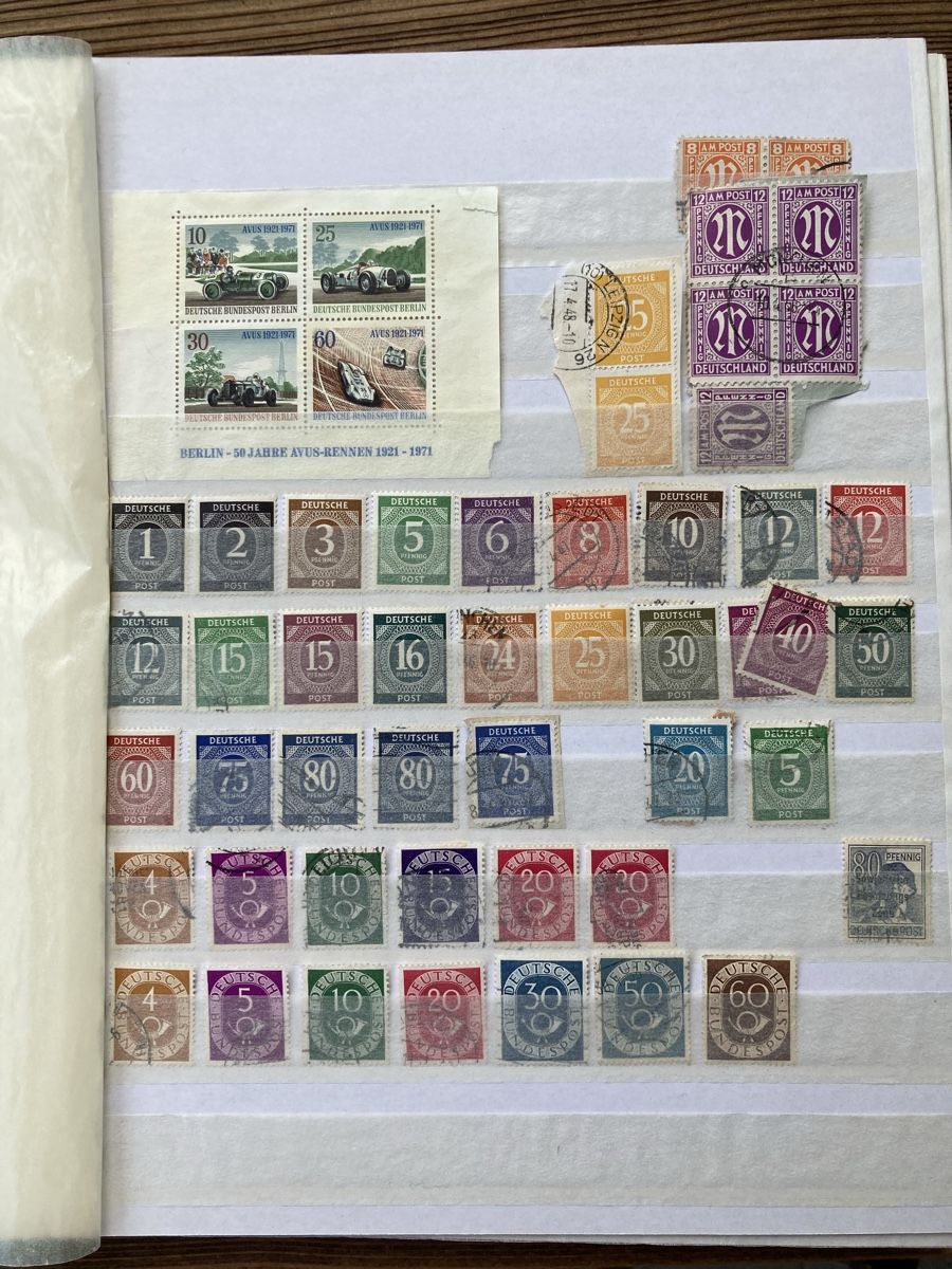 Albums: Deutsche Briefmarken, ca. 20 Seiten – D'occasion à St.Gallen par WrigleyCH