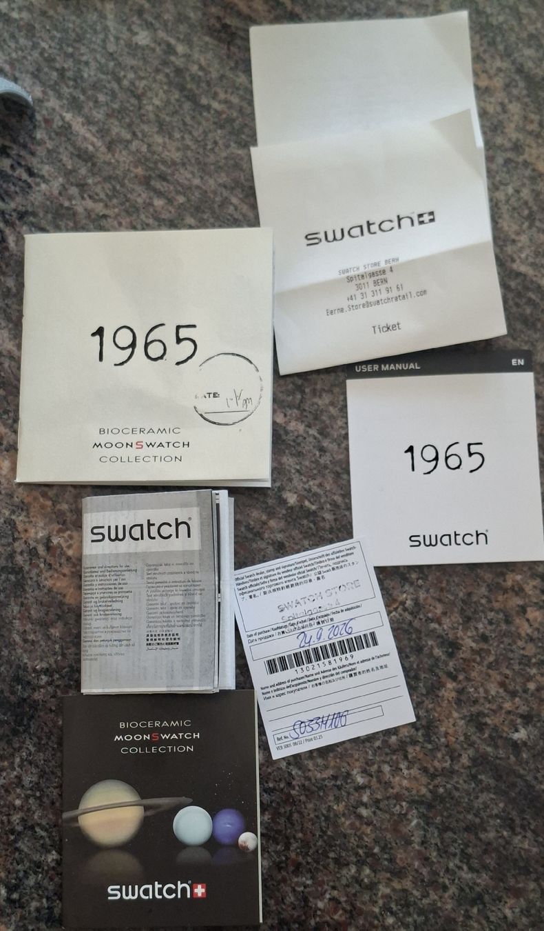 Swatch Orologi: Omega x Swatch MoonSwatch – Nuovo e nell'imballaggio originale da Galmiz venduto da Schlumpfi5 1