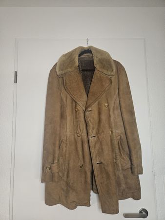 Warmer Vintage Ledermantel unisex