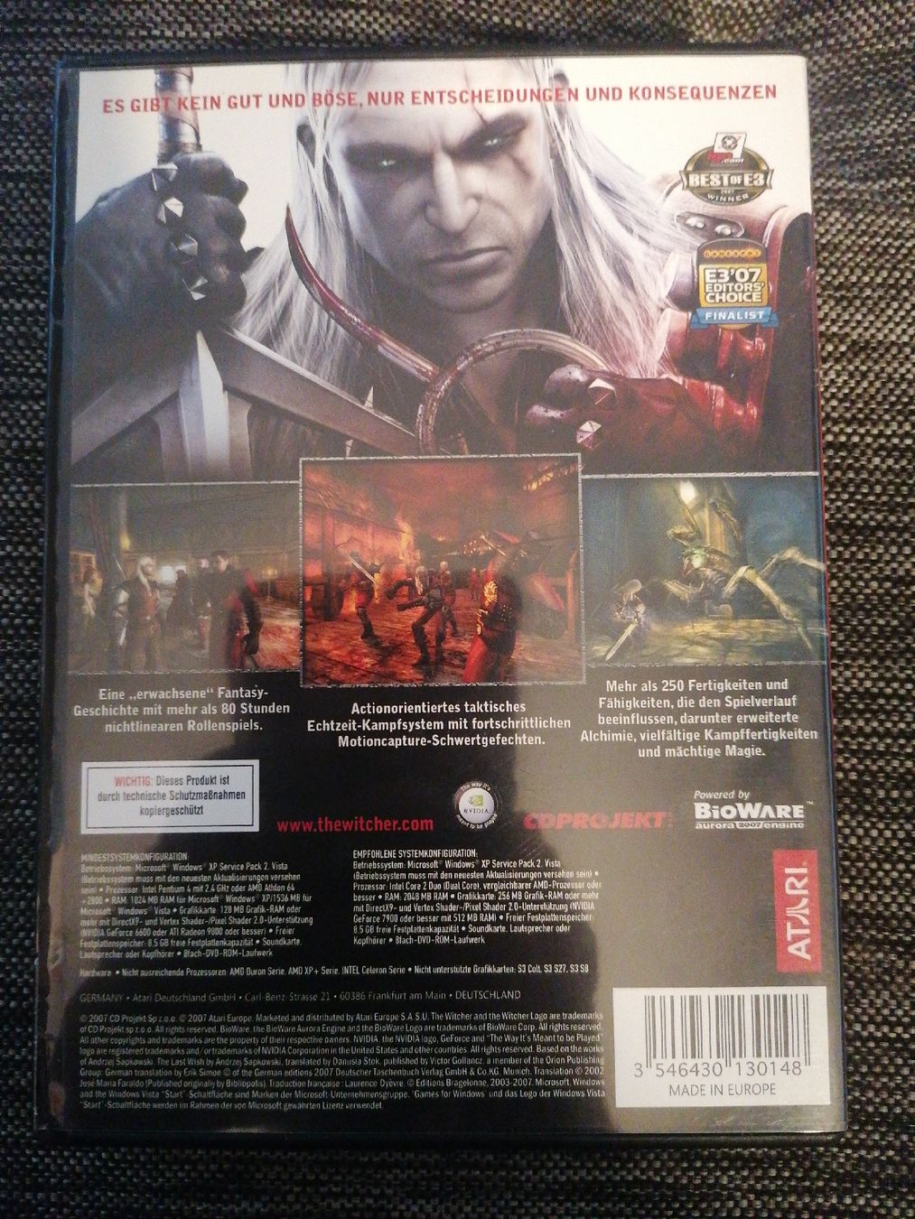 Giochi: THE WITCHER FOR WINDOWS DVD – Usato da Pratteln venduto da ThereseZ 1