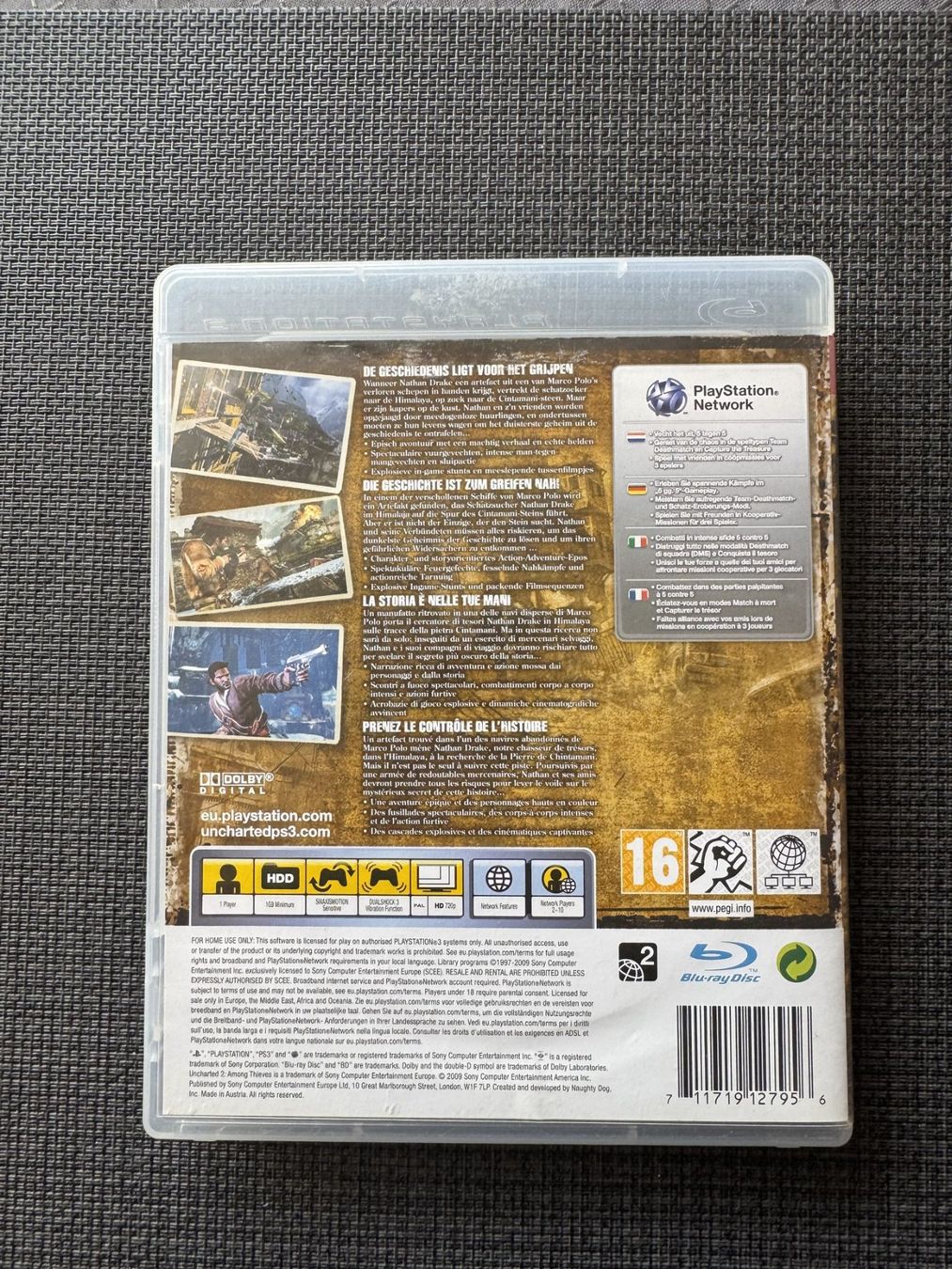 Sony Jeux: Uncharted 2 Among Thieves PS3 PAL multilingue complet – D'occasion à L'Orient par dav_8slp 2