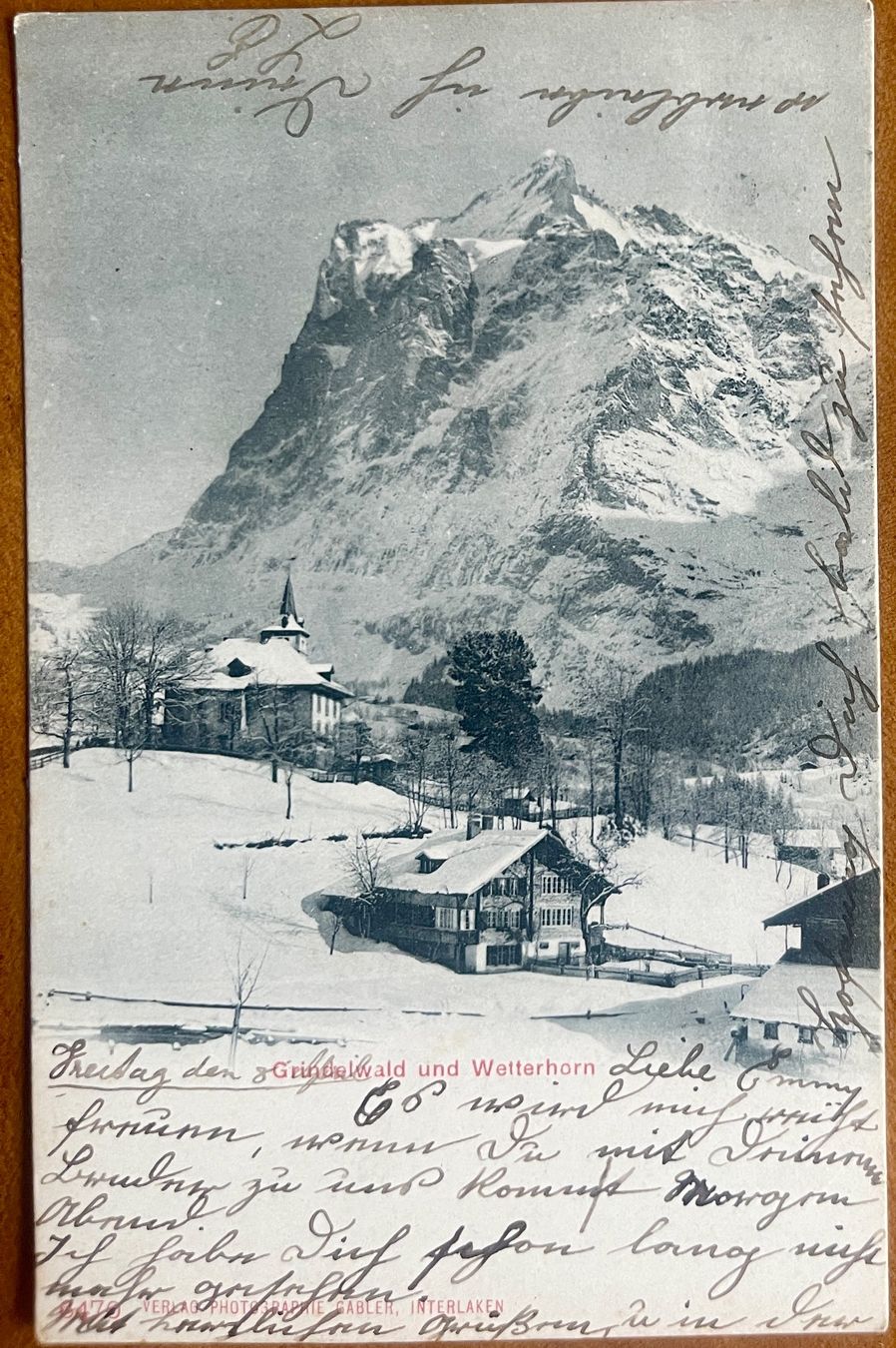 Cartoline postali: GRINDELWALD - 1904 – Usato da Lutry venduto da Ediego
