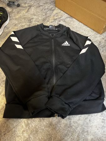 Adidas Trainingsjacke schwarz Climalite Grösse 140