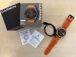 GARMIN Fenix 8, 51mm Amoled Sapphire, Graphit/Titanium