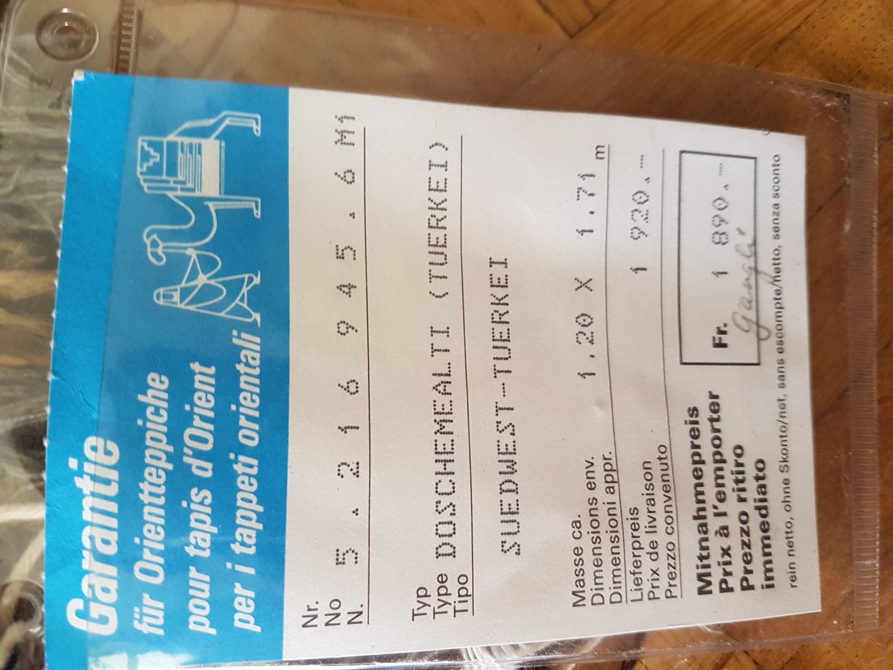 Tappeti: Teppich signiert Türkei – Usato da Wallisellen venduto da Swissline11 2