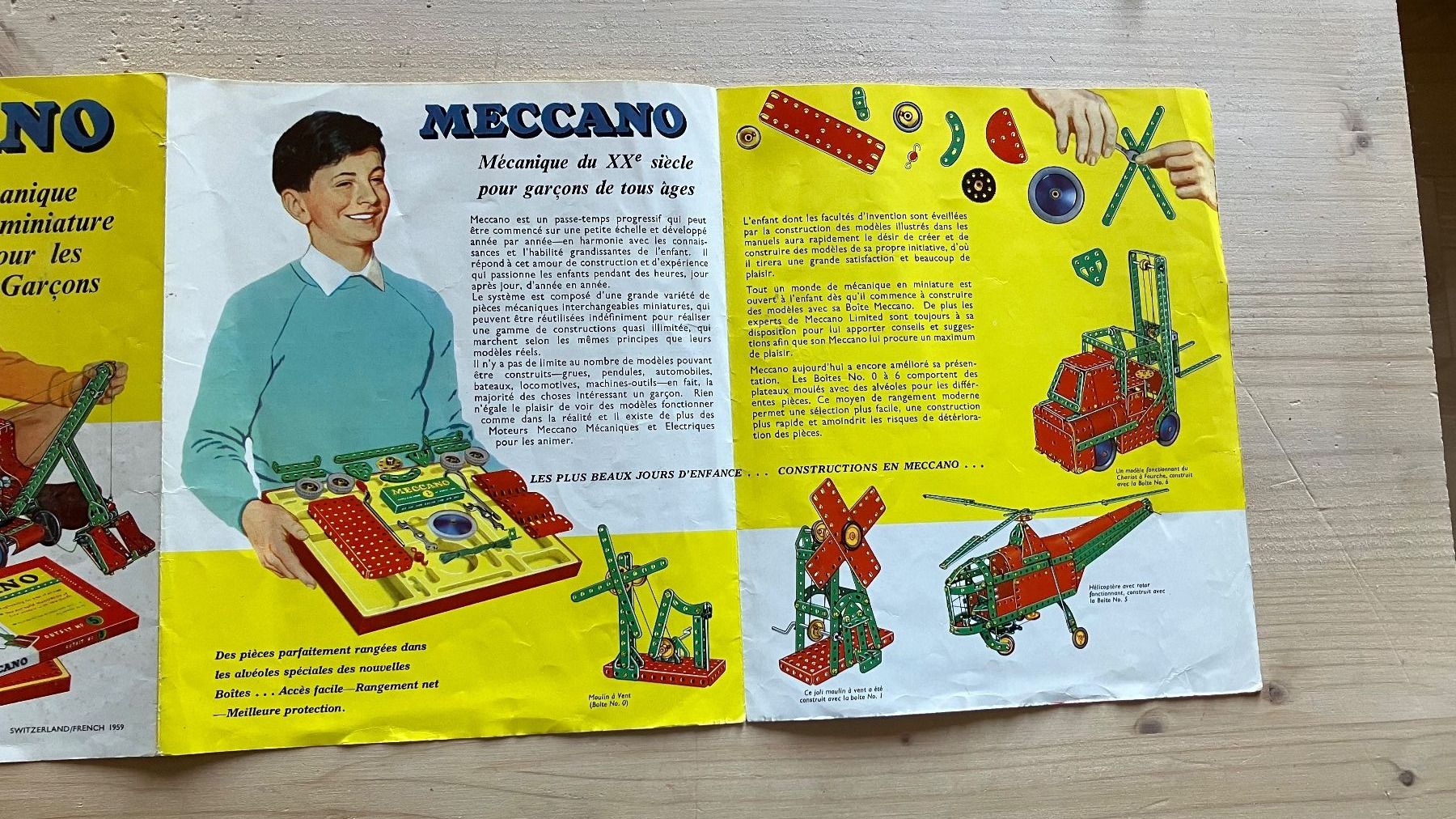 Spielzeuge: Dépliant MECANO 1959 Spiel – Gebraucht aus St-Cierges von LeRegain 3