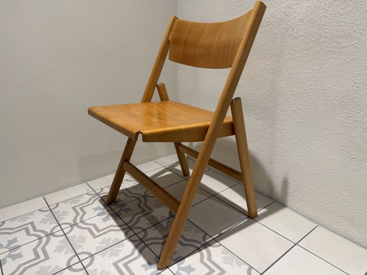 Eichenberger Stühle: 4 Designer Klappstühle von Hans Eichenberger – Gebraucht aus Wiedlisbach von Fine-Arts 8