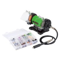 Universal Doppelschleifmaschine mit 120W + Zubehör