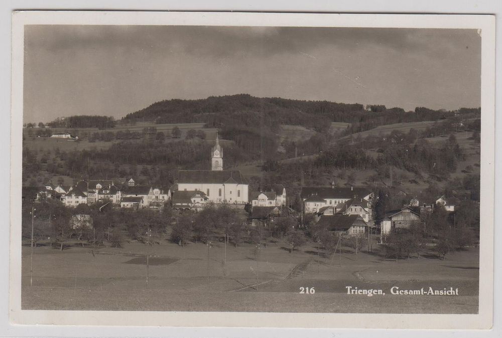 LU: TRIENGEN . s/w Fotoansicht - gest. Triengen 1934 | Kaufen auf Ricardo