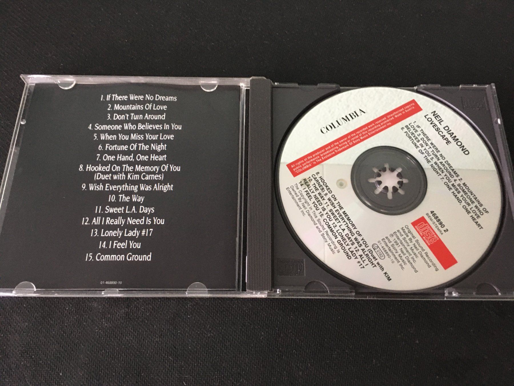CDs: Neil Diamond - Lovescape -CD- – Gebraucht aus St.Gallen von MedienJoe 1