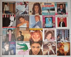 Lot 6 / disques 7" vinyle 45t - Sammlung 7" 45t - 20 x