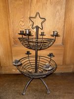 Etagère mit Kerzenhaltern, 60cm gross