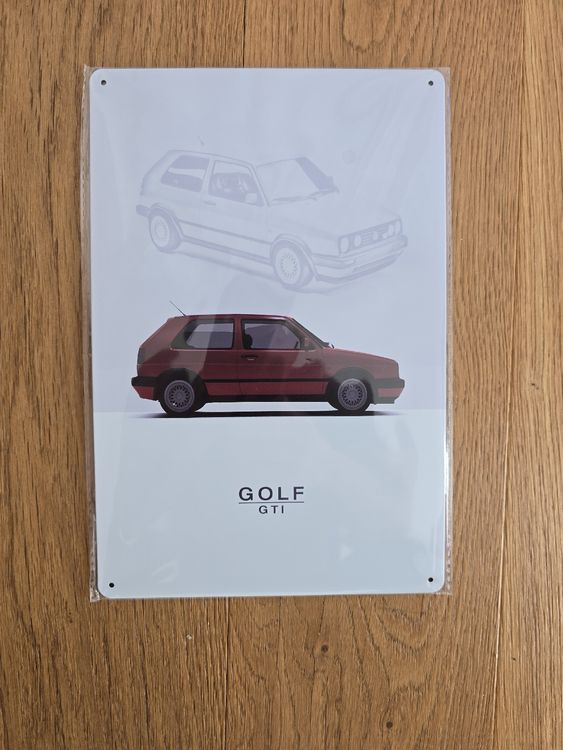 Volkswagen Insegne: VW Golf GTI Blechschild, Kult Auto Bild, Vintage  20x30cm – Nuovo e nell'imballaggio originale da Tuggen venduto da Zweitechanceboutique