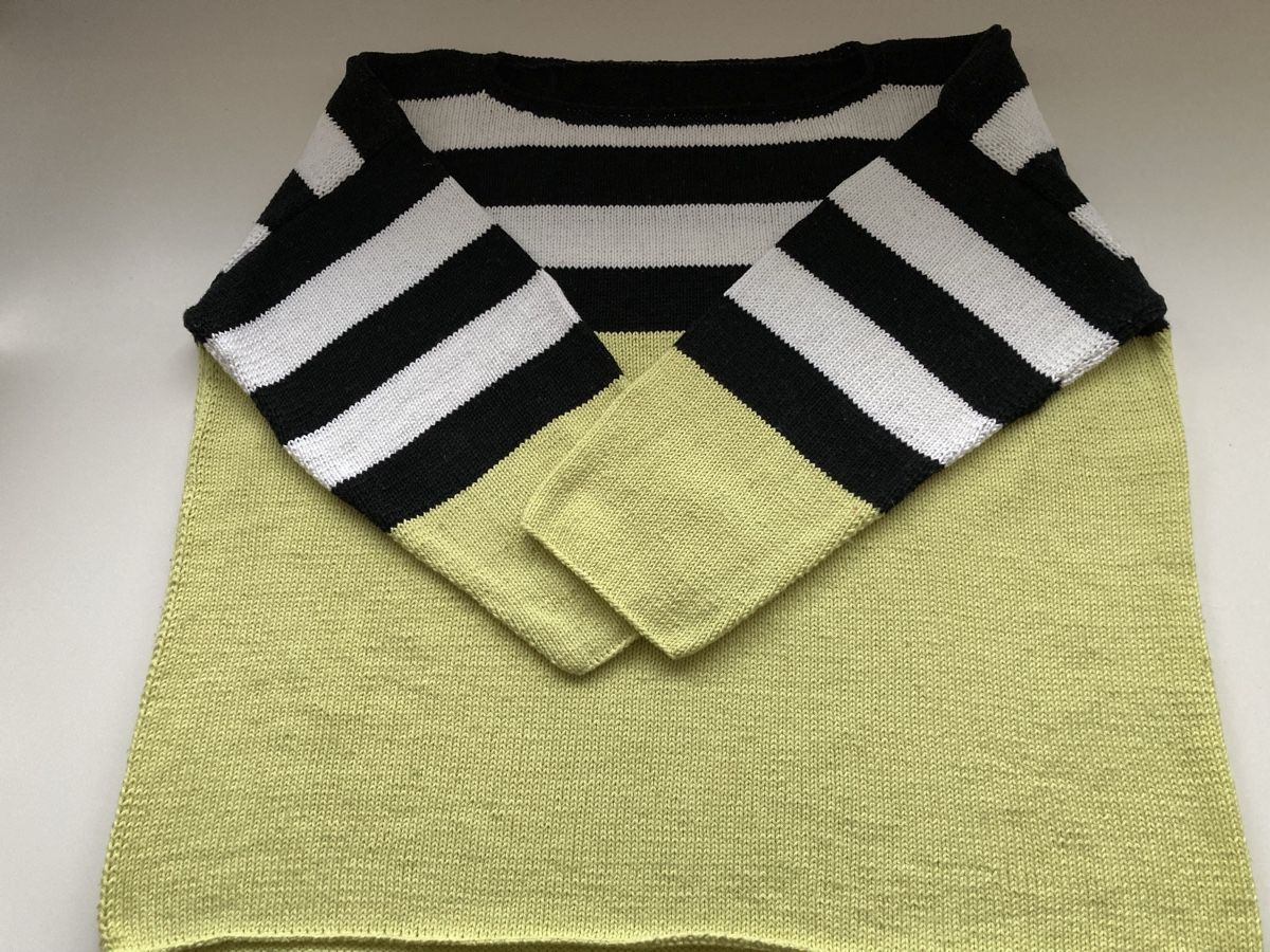 Maglioni & Felpe: Pullover Baumwolle kiwi schwarz weiss 46 – Nuovo (secondo la descrizione) da Zuchwil venduto da Mauz2 1