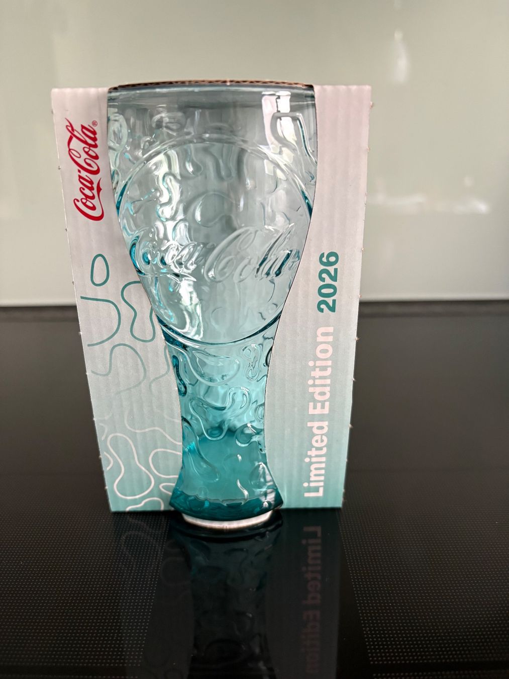 Mc Donald's Bicchieri: McDonalds Glas 2026 türkis – Nuovo e nell'imballaggio originale da Kerzers venduto da chassotce