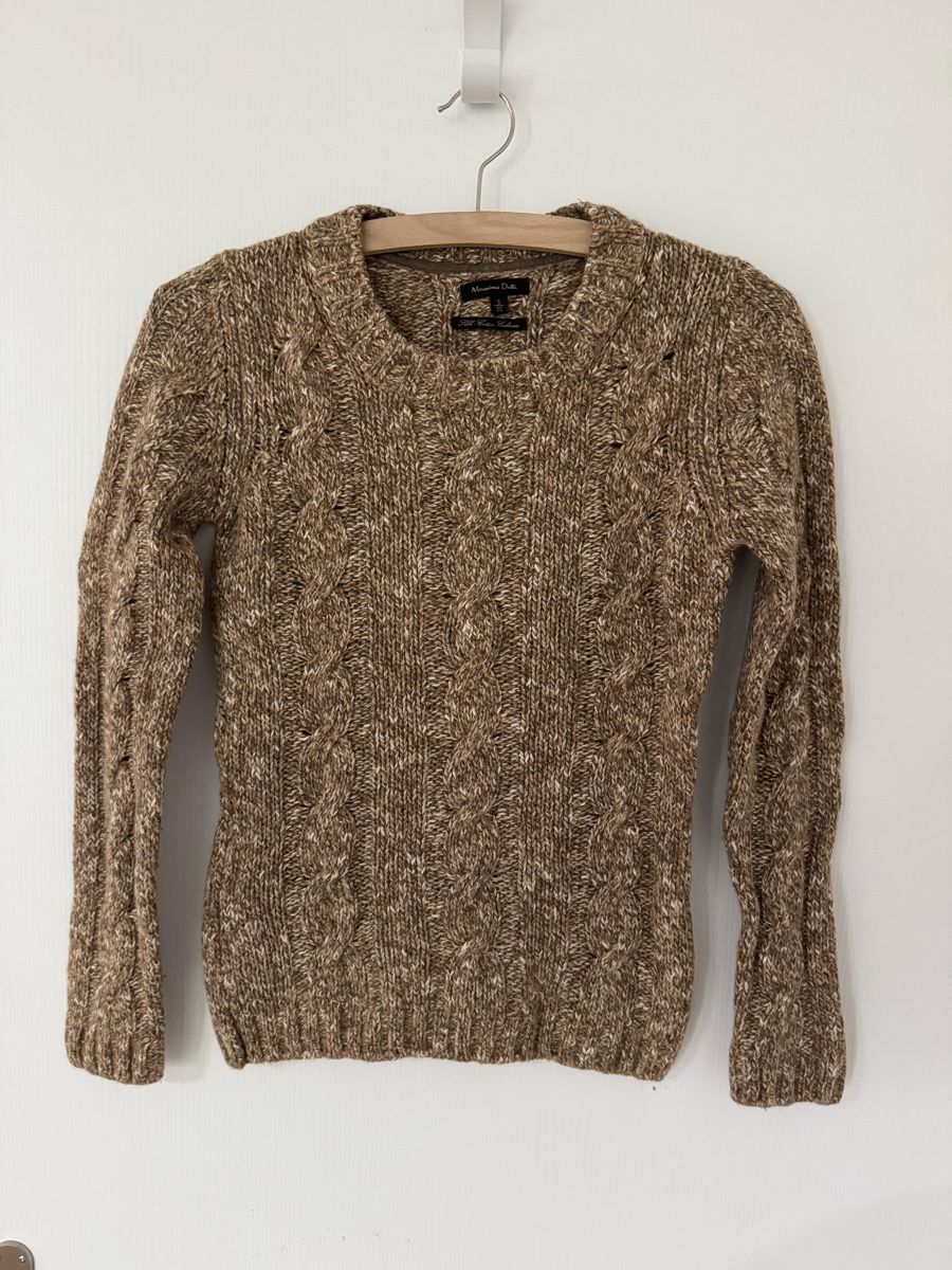 Massimo Dutti Maglioni & Felpe: Massimo Dutti Strickpullover, Gr. S, Beige Braun, Silk – Nuovo (secondo la descrizione) da Wetzikon ZH venduto da Jan_wojt