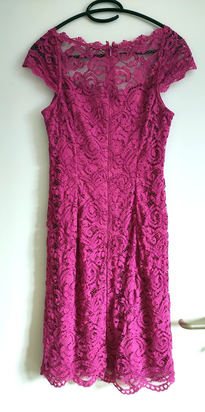 Esprit Vestiti: Esprit Cocktail Etui Kleid Pink Gr. 36 – Usato da Biel/Bienne venduto da AnikaNah 4