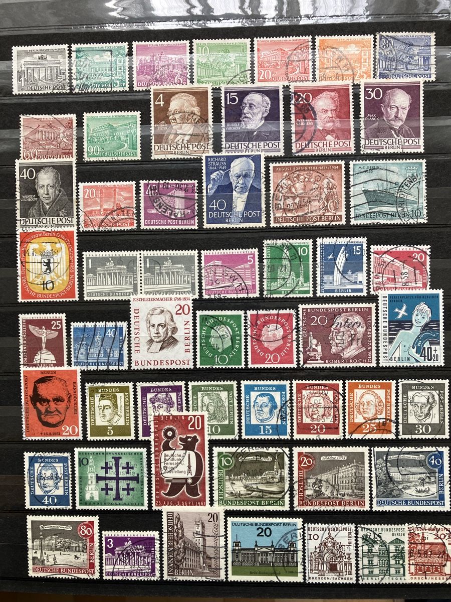 Tutti i francobolli: BRD Berlin ab 1949 6s gest/ungest/postfrisch – Usato da Cham venduto da Diablo1232
