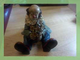 Deko-Gilde -Clown mit Blumenstrauss, Vintage,, Sammler