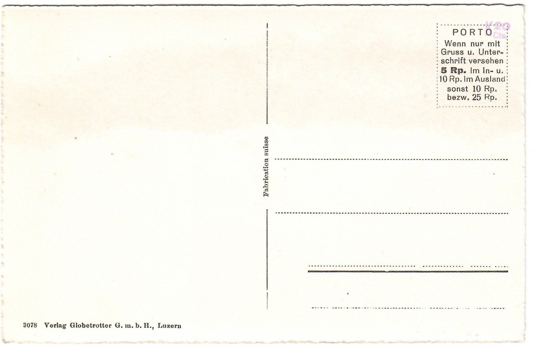 Cartoline postali: Ansichtskarte Schüpfheim mit Farneren – Usato da Kerns venduto da etma3 1