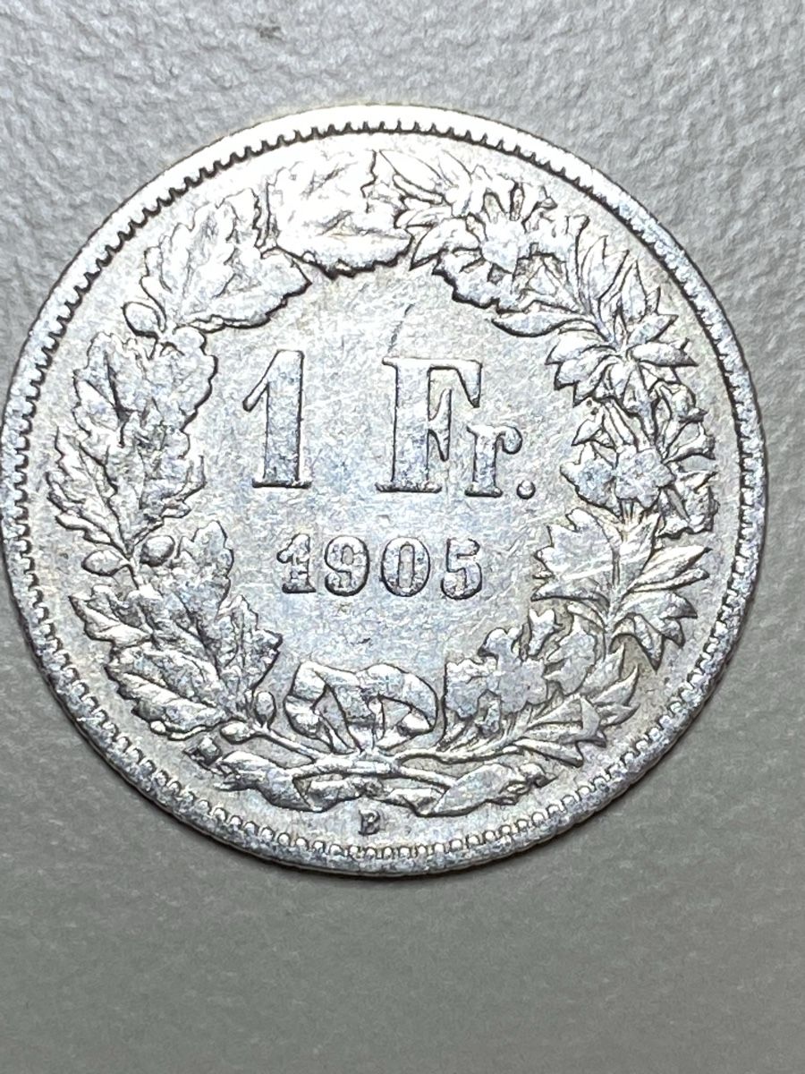 Tutti le monete: Suisse - 1 franc - 1905 – Usato da Payerne venduto da Mike1682