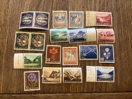 19 timbres suisses neufs