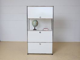 USM Haller Highboard | Reinweiss 1x4 | Neuwertig