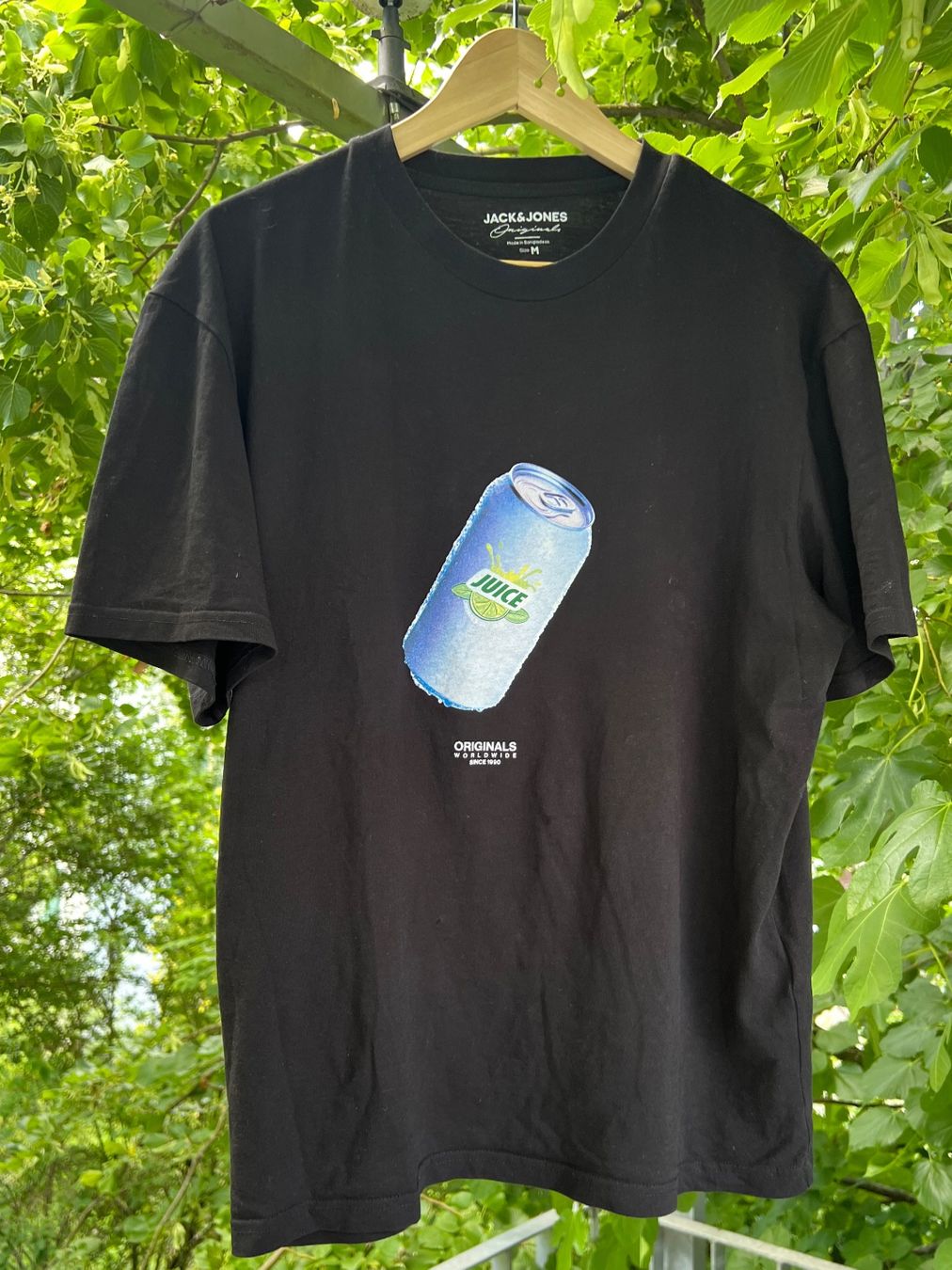 Jack & Jones T-shirt: Schwarzes Jack & JonesT-Shirt Gr M – Usato da Häfelfingen venduto da jul_g7r8