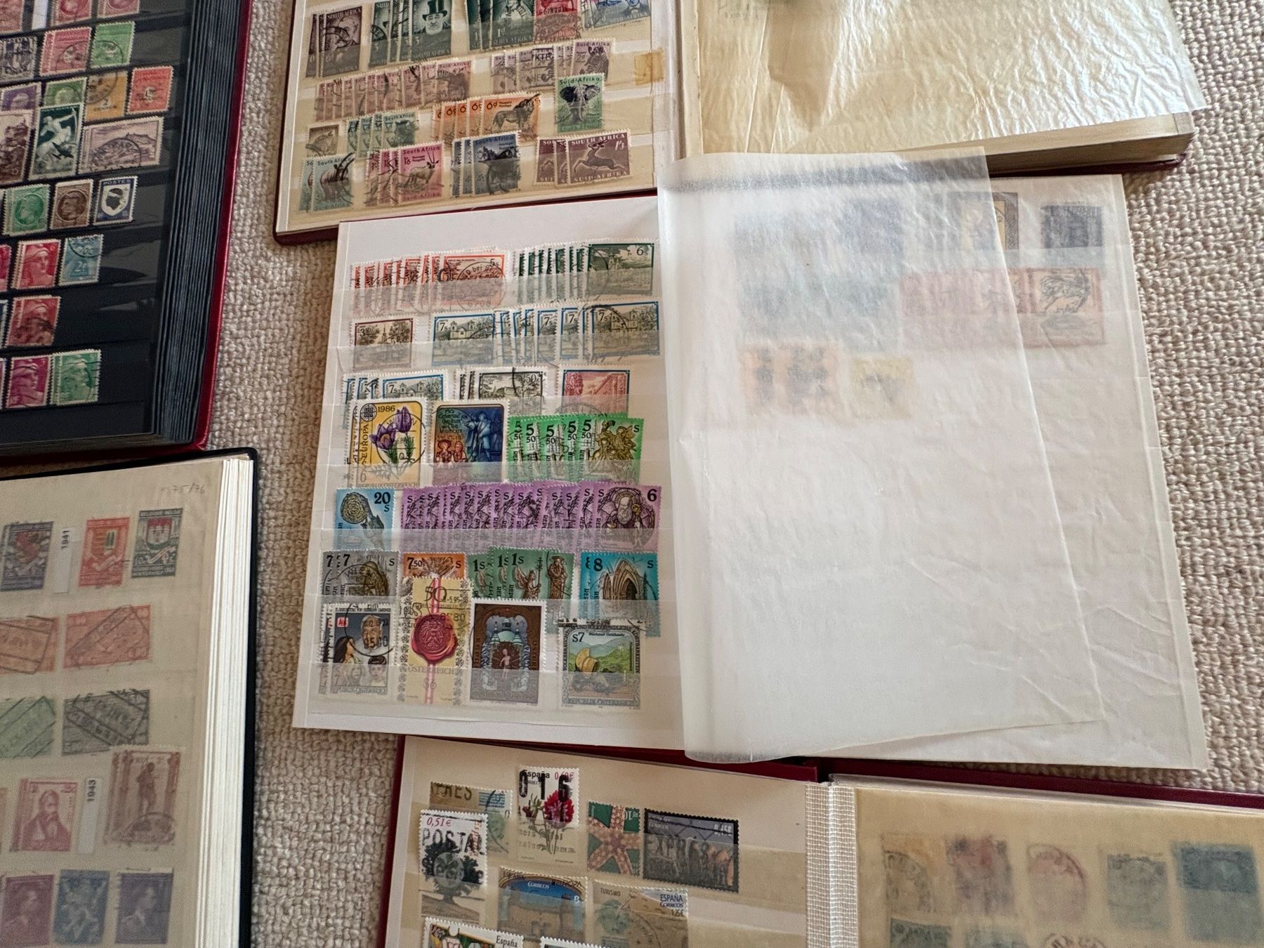 Tous les timbres: 7 Briefmarkenalben mit Inhalt – D'occasion à Steinmaur par Nicorutishauser 4