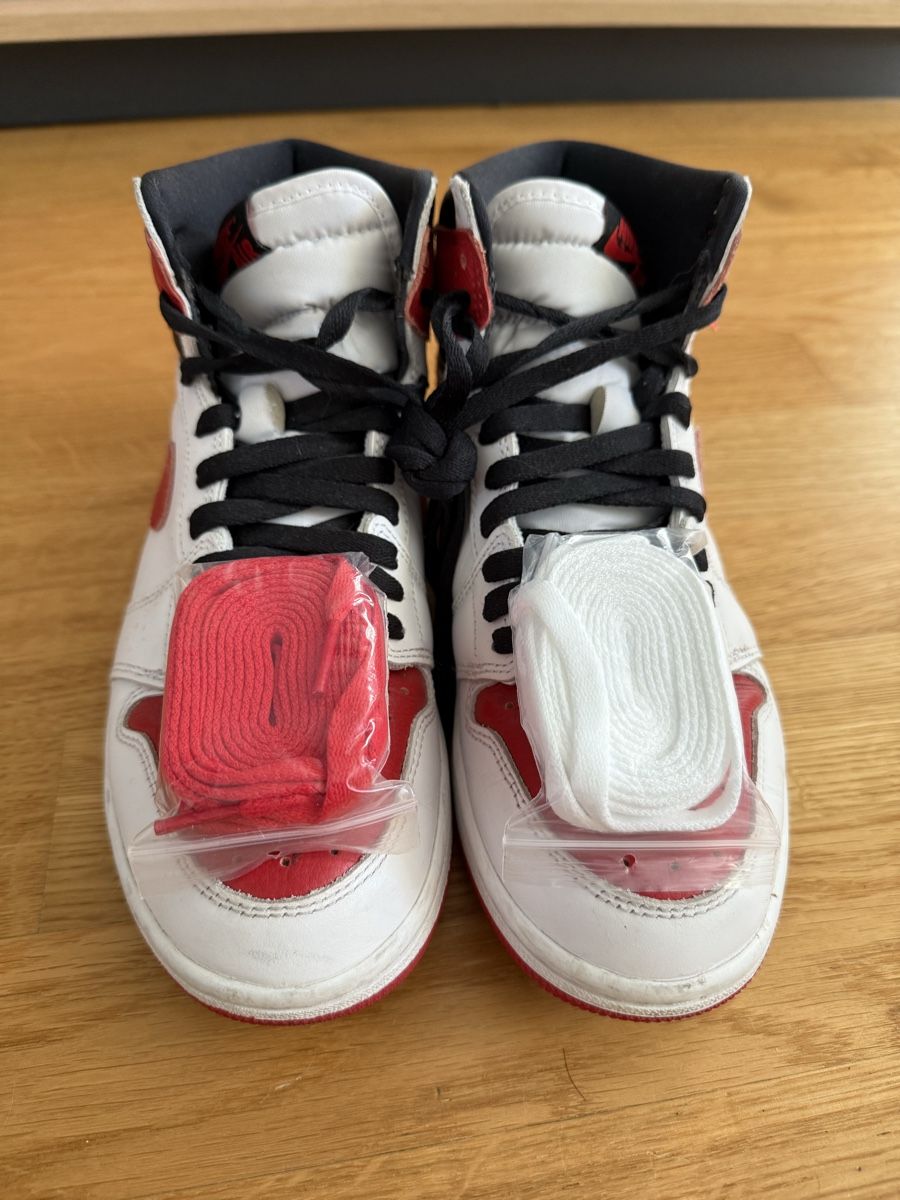 Jordan Scarpe da uomo: Air Jordan 1 Retro High Red/White – Nuovo (secondo la descrizione) da Ostermundigen venduto da Alex_ngtran 3