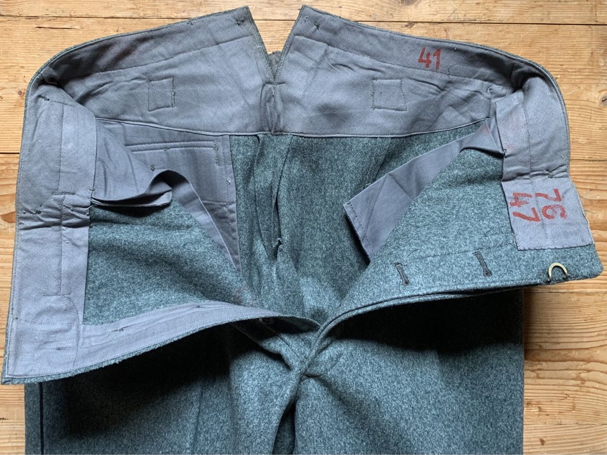 Schweizer Armee Pantaloni: Einfache Reithosen der CH Armee Grösse 47/76 – Usato da Goldingen venduto da Bergler012 1