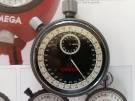 Omega 10tel Stoppuhr, 1976, Kaliber 8101 A