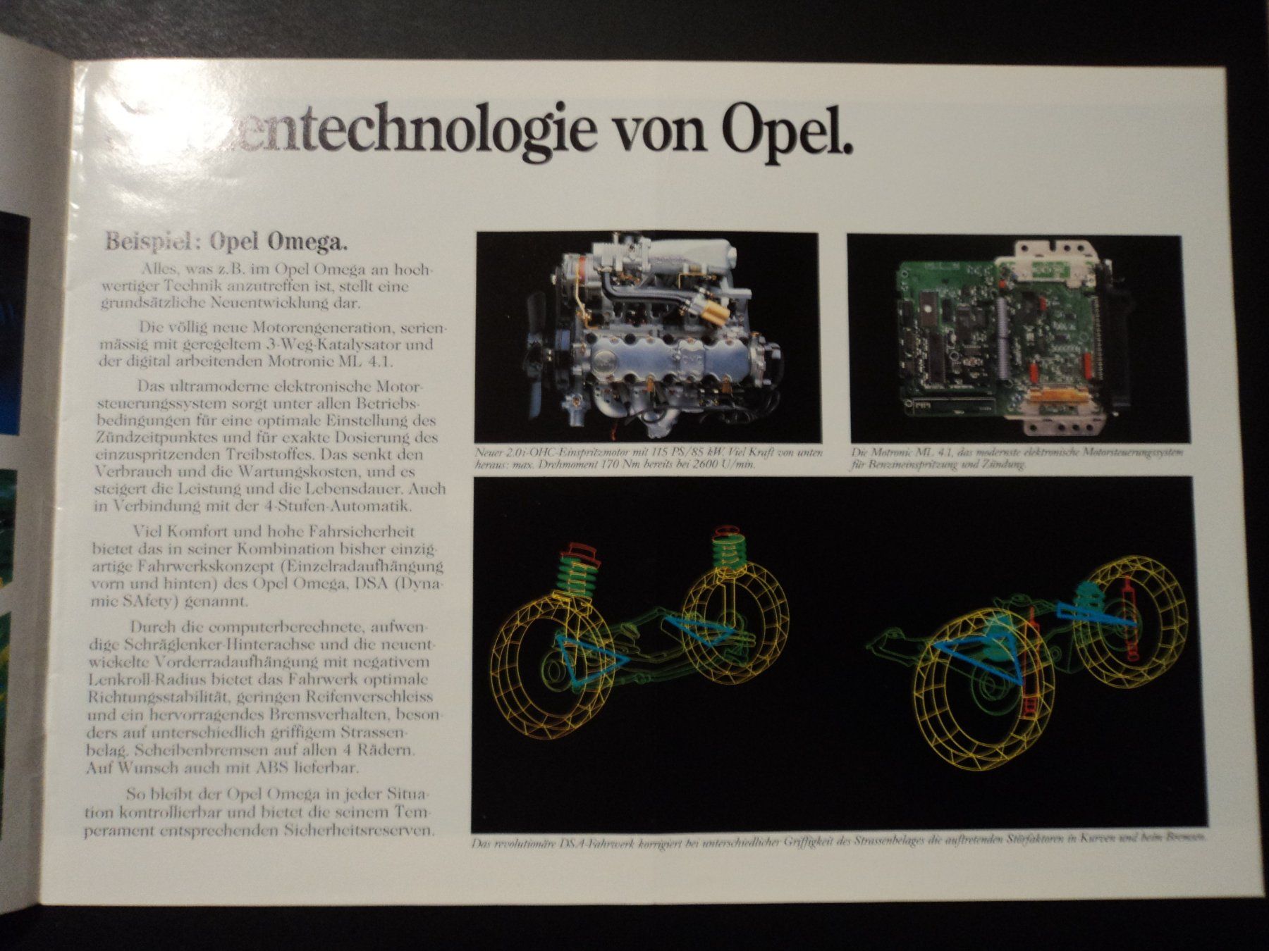 Opel Documenti: Prospekt Opel Programm 1987 Omega 3000 Corsa I Ascona i200 – Usato da Schwarzenburg venduto da modelCARama 3