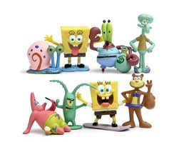 8 SPONGEBOB FIGUREN - SPONGEBOB SCHWAMMKOPF FIGUREN