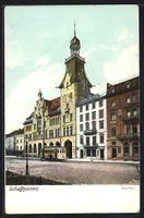 Schaffhausen, Neue Post und Strassenbahn