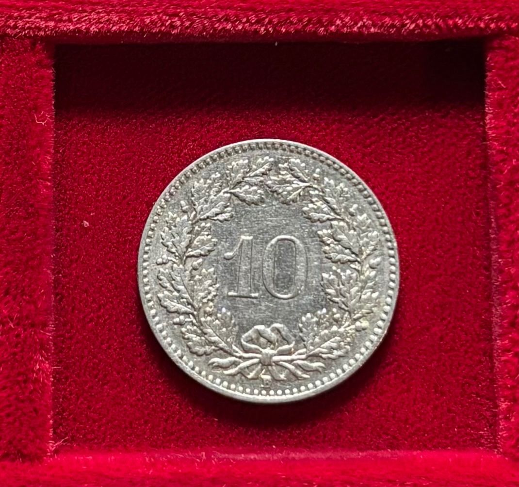 Tutti le monete: Schweiz 10 Rappen 1933 B ss - vzgl Libertaskopf – Usato da Speicher venduto da CH-Schatzkammer 1