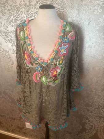 Bluse von Antica Santonia - one size