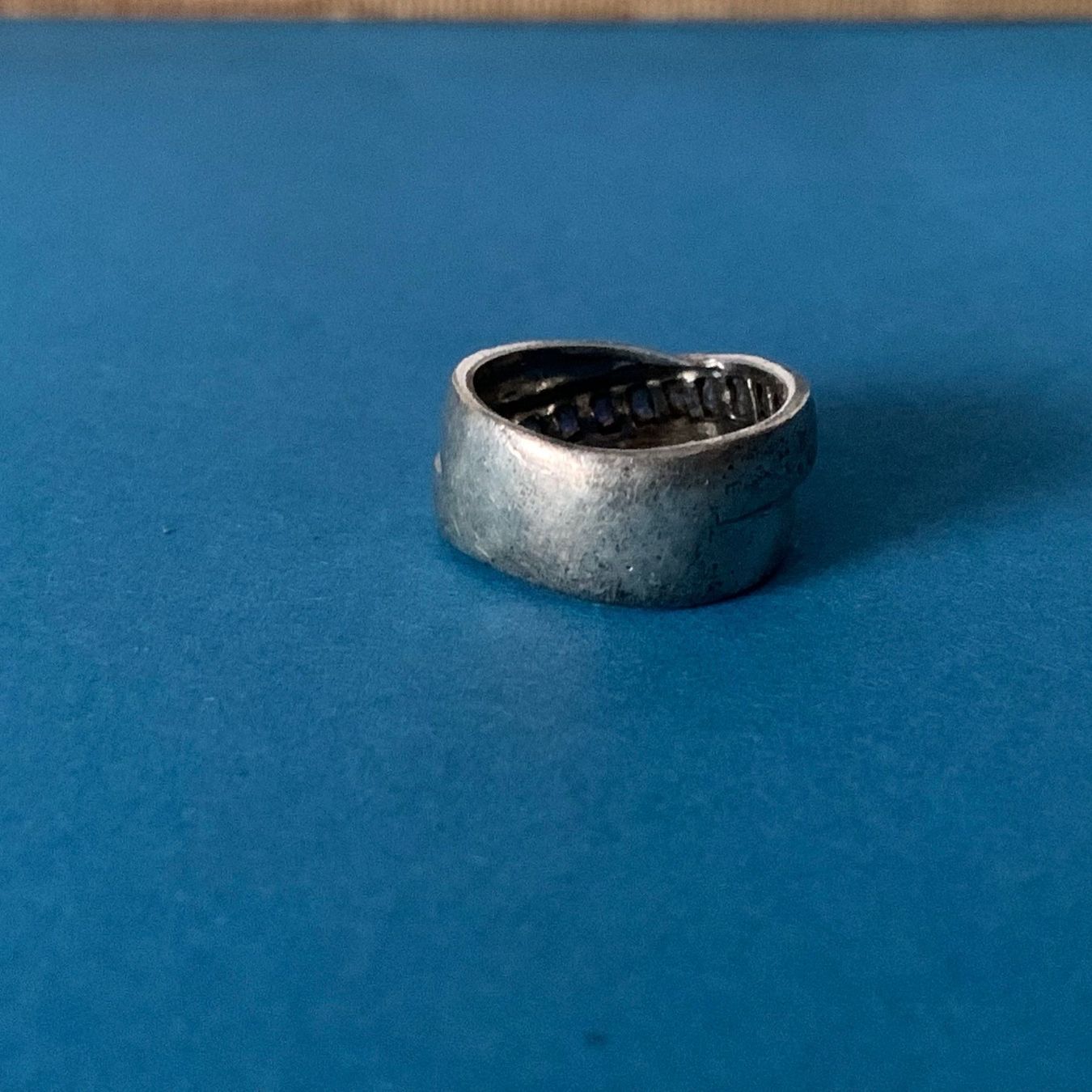 Anelli: Silberring rosaviolett stein (rg 52) – Usato da Laufen venduto da belleskulptur 7