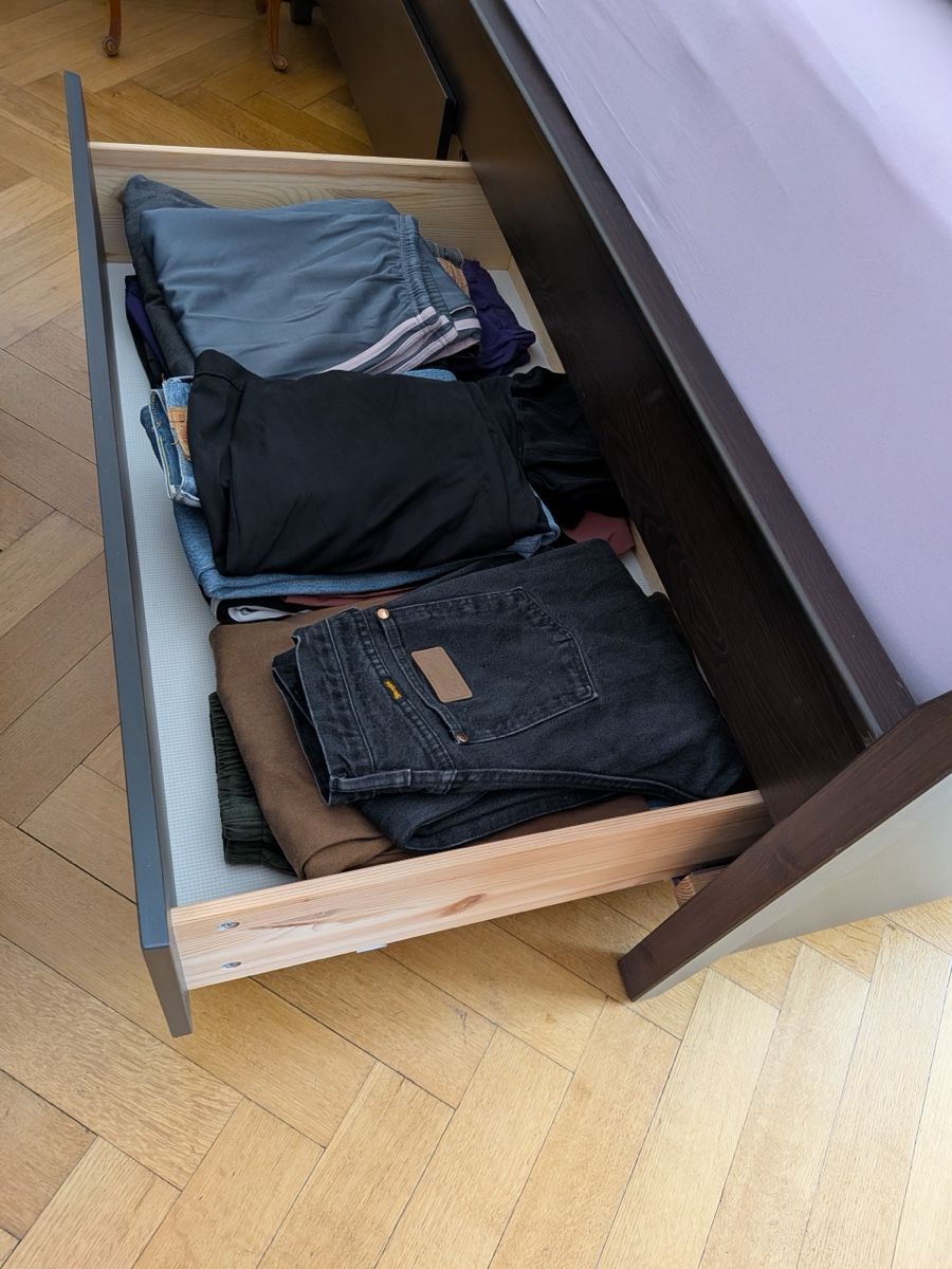 Letti: Doppelbett mit Stauraum, Ikea Idanäs – Usato da Bern venduto da Discomirco 1